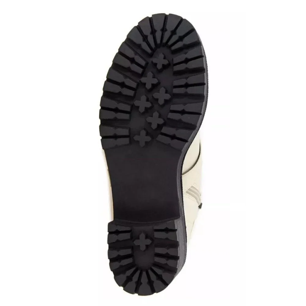 KENNETH COLE / Tate Briker Jewel / Lug Sole / Booties / Bone / with Buckle